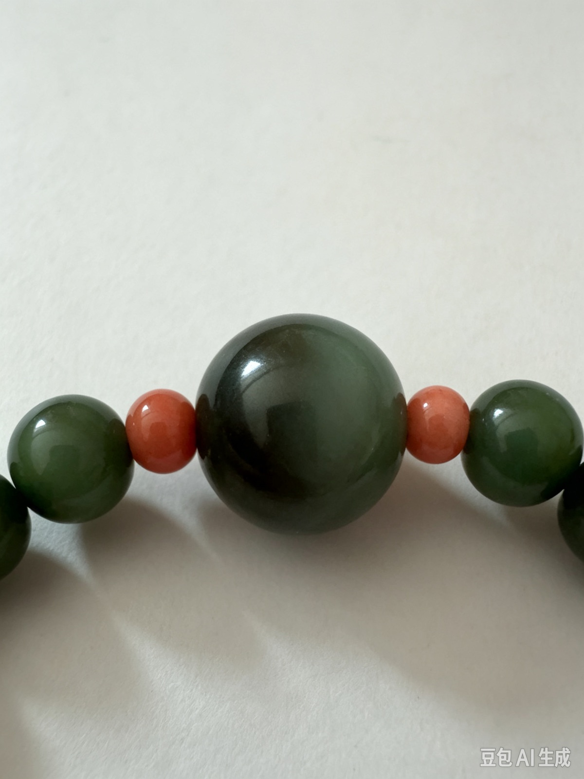 Russian Jasper & Coral bracelet, photo 3 of 5