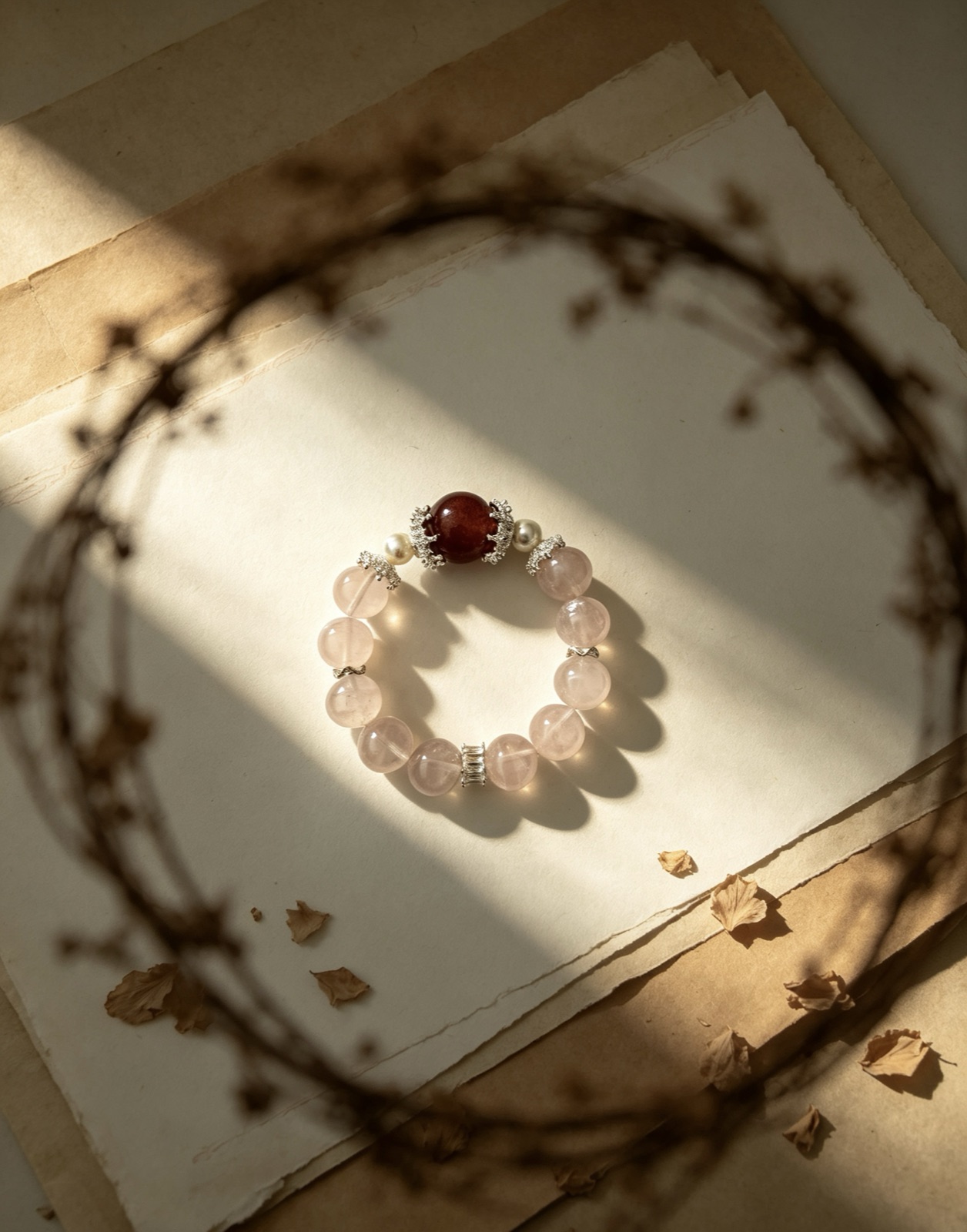 Strawberry Quartz bracelet